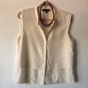 Judith & Charles Ivory Silk Blouse